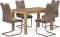 Jdeln stl 120x80x75 cm, masiv dub, povrchov p